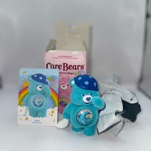 Popmart Care Bears Blue and White Plush with Star Hat